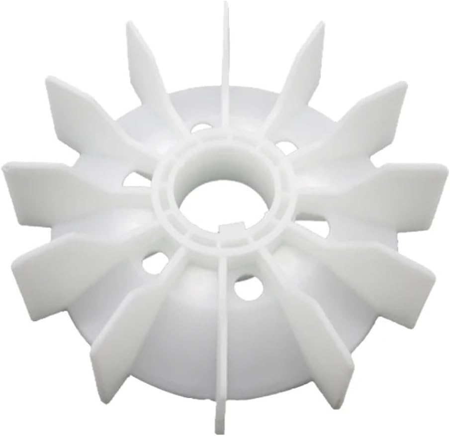 1PC Motor Cooling Fan Blade Plastic Y Series High Temperature Resistance Plastic Motor Fan Impeller Replacement Accessories(ID28mm OD202mm)