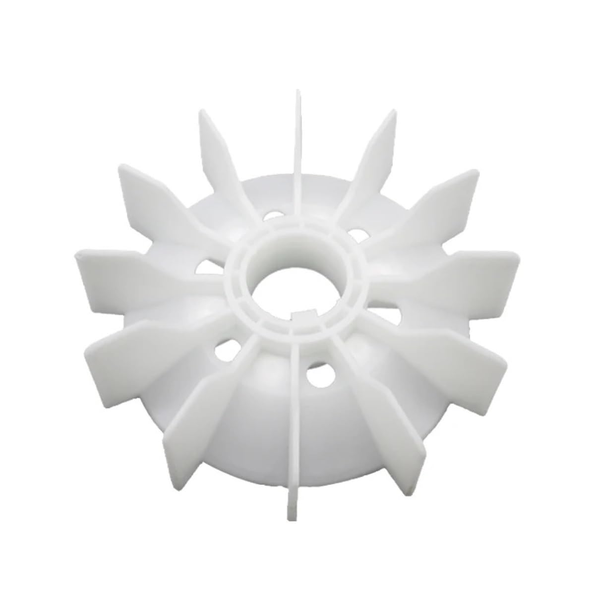 1PC Motor Cooling Fan Blade Plastic Y Series High Temperature Resistance Plastic Motor Fan Impeller Replacement Accessories(ID24mm OD180mm)