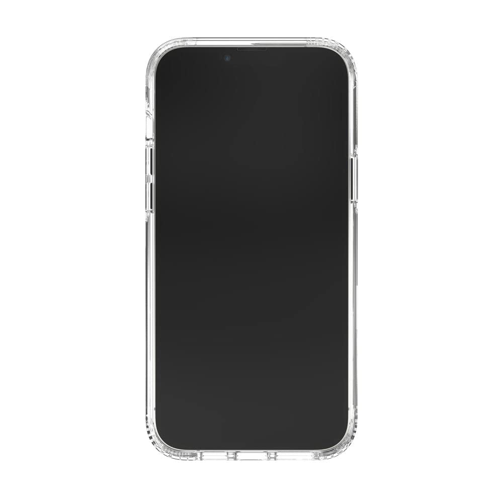 ZAGG Gear4 Santa Cruz D30 etui ochronne do iPhone'a 13 Pro Max, smukłe, odporne na wstrząsy, bezprzewodowe ładowanie, MagSafe, (przezroczyste/czarne)