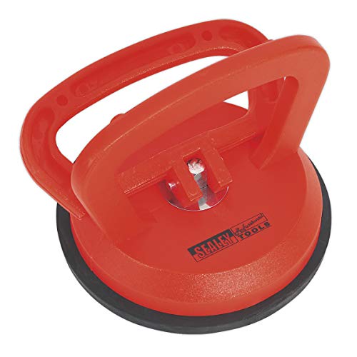Sealey Ak9891 Suction Gripper Single Head 120Mm, Red