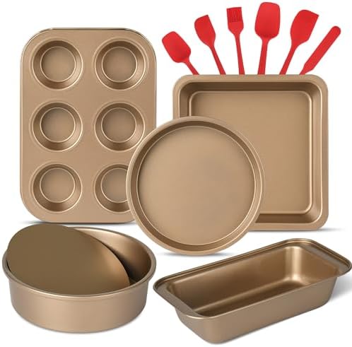 5 Piece Carbon Steel Nonstick Stackable …