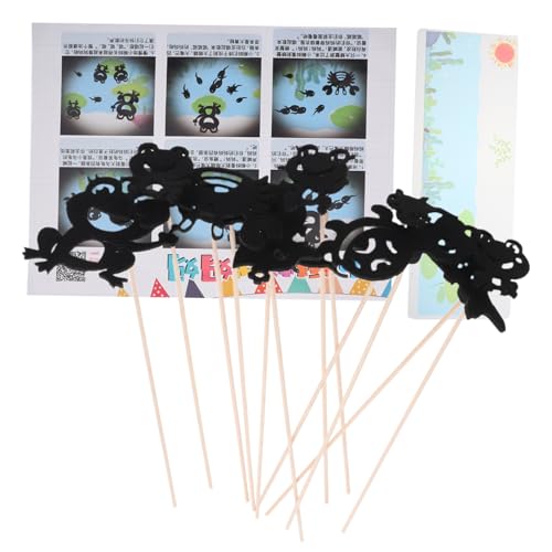 CORHAD DIY Puppet Making Kit for Boys and Girls Includes Shadow Puppet Accessories Stage and Stickers for Creative Storytelling
