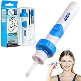 Oroclear Ohrenschmalz-Sauger Set,Elektrisch Ohrenreiniger Entferner,Ohrenschmalz-Reiniger Mit 2 Waschbaren Ersatzköpfen Sicheres Und Weiches Ear Cleaner,FüR Kinder Und Ohrreiniger Erwachsene