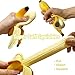 Pack of 2 Squishy Banana Toys Simulation Banana Squishy Squeeze Toys, Eutreec Super Soft Stress Relief Spotted Peeled Banana Party Favors for Kids Toy for Boys Girls Adults April Fool's Day