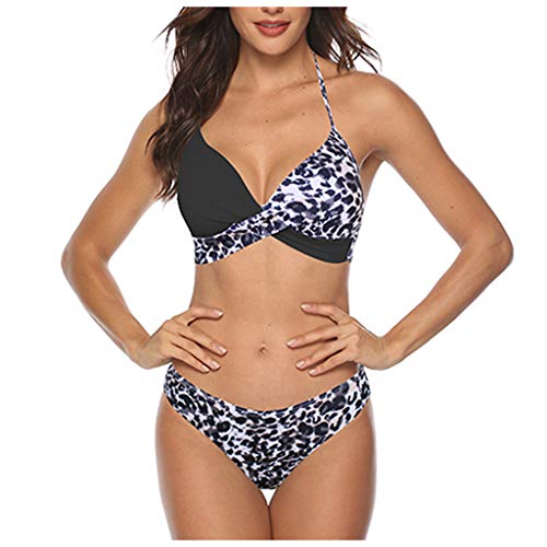 Bikinis Mujer 2019 Push up con Relleno Mujeres Sujetador Conjunto de Traje de BañO Coincidencia de Colores Bohemio BañAdores Ropa de Dos Piezas para Playa vikinis riou