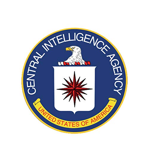 MAGNET Central Intelligence Agency Cia Seal Black Usa Clandestine Magnetic Vinyl Car Fridge Sticks to any Metal Surface 5"
