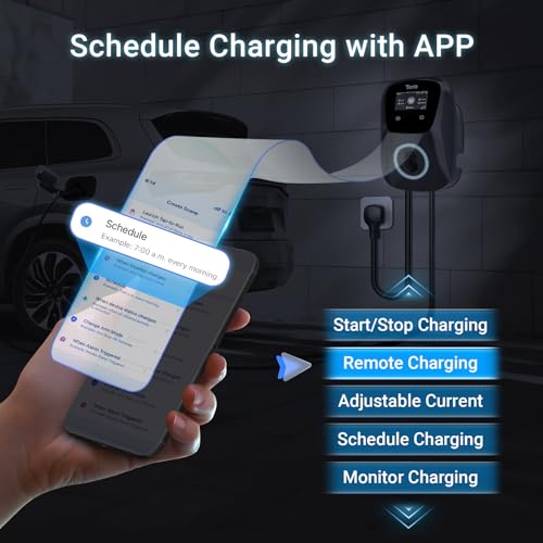 Tera ZB04-U011K SERIES: For Tesla Electric Vehicle (Ev) Charger: Level 2 J1772 2024 Fully Upgraded Etl Energy Star 48A thumb #2