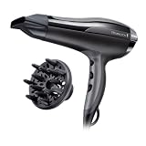 Remington Asciugacapelli 2400W - Leggero e Potente - Con Ioni per capelli meno crespi, 3 l...