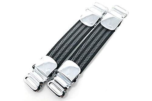 bell la bell(ベルラベル) アームバンド [日本製] 圧迫感の少ないフック式 - ヘリンボン柄