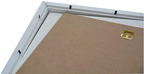White 3D 1" Cube Range Deep Box Shadow Frame Memory Box Display Panoramic-14x6"-White