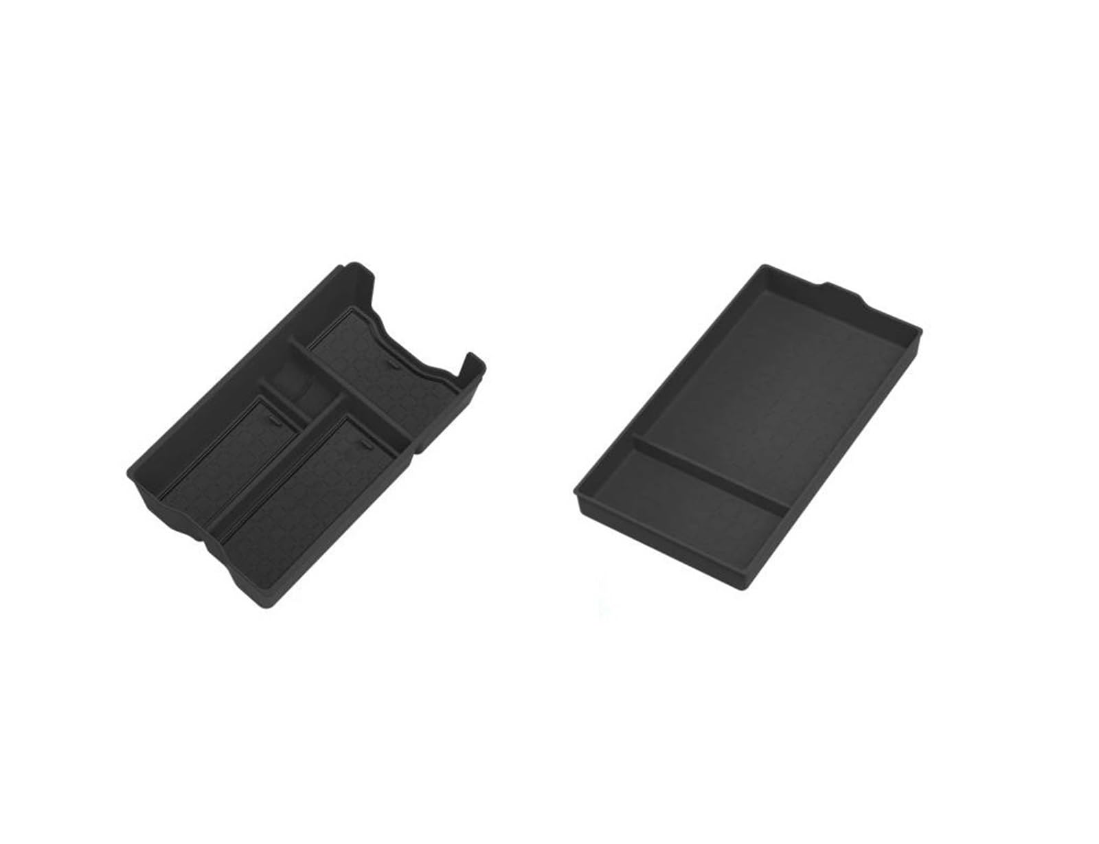 TOPOLVLCKC Armrest Storage Box For Toyota RAV4 2026 Center Console Organizer Storage Box Armrest Bottom Insert Tray Inner Accessorie (2PCS Trays)