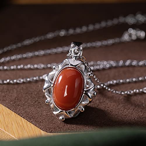 Collier en diamant et agate S925 : le symbole d'amour éternel pour elle