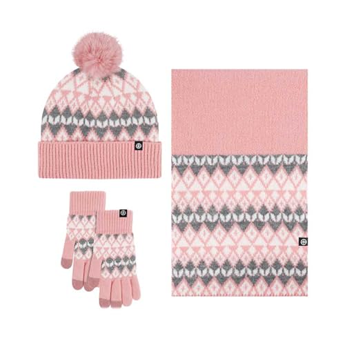 Packs tricoté écharpe gants femmes chaud coupe-vent pour randonnée