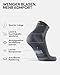 DANISH ENDURANCE Quarter Laufsocken, Knöchelhohe Sportsocken, Atmungsaktive Socken, Damen & Herren, 5 Paar, Mehrfarbig (2x Schwarz/Grau, 2x Grau/Schwarz, 1x Blau/Gelb), 43-47
