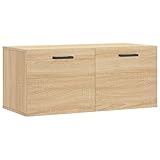 hängeschrank eiche Wandmontage: Der Wandschrank nimmt keine Bodenfläche ein. Du kannst ihn einfach an der Wand montieren.