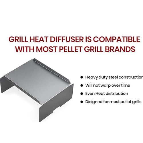 Diffuseur de chaleur barbecue en acier robuste pour cuisson homogene