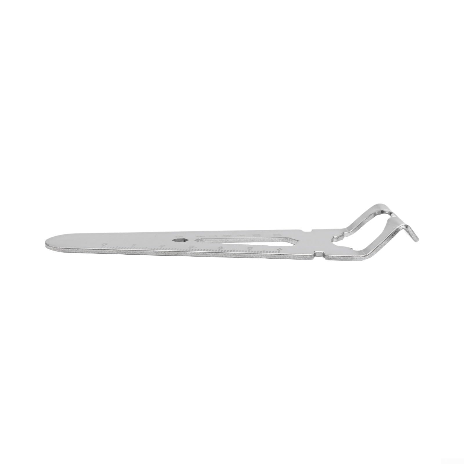 Décapsuleur robuste de 35 mm 135 mm pour photographes, outil de retrait de cartouche en acier inoxydable avec bord de règle, argent, 12,7 x 397,2 cm