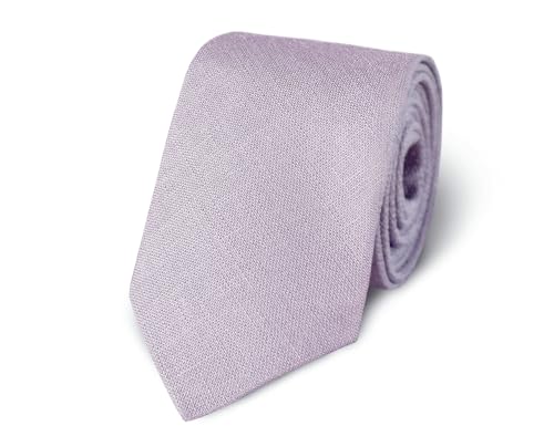 Cravate standard pour homme idéale pour un mariage en teinte Lavender Haze
