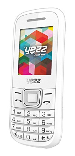 Yezz Bar Phone C21A Téléphone Portable, Dual SIM, Blanc [pour Italie]