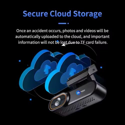Image of Maizic Smarthome Navic Glide 4G Dash Cam | 1080P Full HD | Mobile Remote Access | GPS Trajectory | Parking Monitor | Low Voltage Cut-Off | Instant Recording | Geo-Fencing | 256GB Card Support