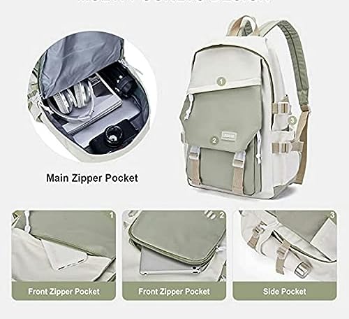 Sac d'école léger ZONTO avec compartiment pc portable ergonomique