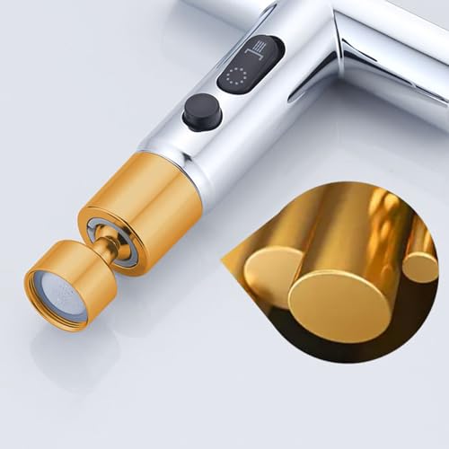 Accesorios de grifo giratorio con aireador y cabeza de spray multifuncional LWX 4