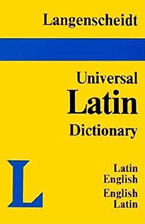 Langenscheidts Universal Dictionary Latin English English Latin