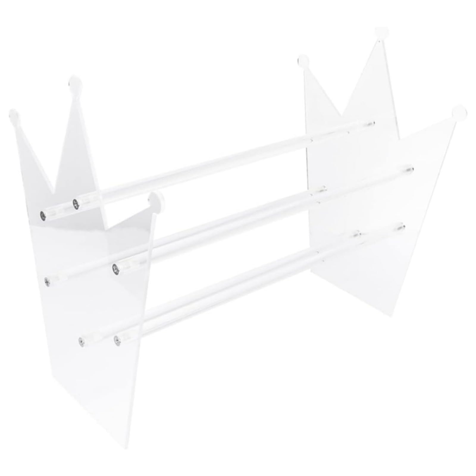 Buxuaaaa Transparent Headband Holder Acrylic Girl Women Hairband Display Holder for Bracelets Chains Necklaces Display Organizer Headband