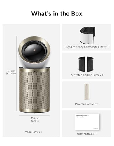 Dreame Smart Air Purifier PM10 for Home Large Room, 2-in-1 Purifier & Fan | Covers Up To 1,883 ft², Al Tracking, Dual-way Air Oulets, 4-Layer Filters - image 9