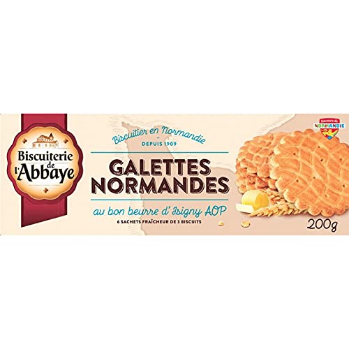 L'ABBAYE Galletas empanadas de mantequilla Galletas