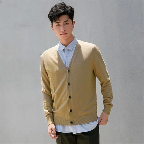 Mens Knit Sweater V-Neck Cardigan Casual Slim Fit Knitwear Sweater Men's Cotton Cardigan Sweaters Slim Fit Cardigans2