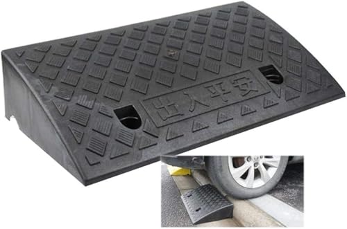 Mobility Ramp,Ramps Threshold Ramp, Rubber Kerb Ramps Wheelchair Electric Scooter Threshold Ramp Non-Slip Car Ramp Mat Accessibility Uphill Sidewalk PVC Easy to Carry, 5