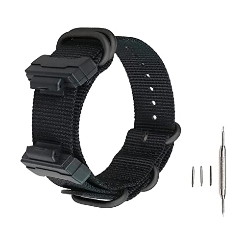 G Shock Watch Band,22mm Replacement Nylon Watch Band Strap For Casio Men Women G-Shock GA-110/100/120/150/200/300/400 GD-100/110/120 G-8900 DW-5600 GW-M5610 DW-6900 G-5600 GW-6900 DW-9052 GLS-8900