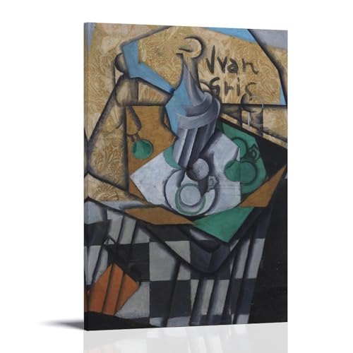 Juan Gris Carafe tableau cubiste 30x45cm impression toile deco