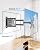 MOUNTUP Full Motion TV Wall Mount for Most 13-42 inch TVs, 21.7'' Long Extension Articulating Arm with Swivel Tilt Rotation, Corner TV Mount Wall Bracket for Monitor, Max VESA 200x200mm, Holds 44 lbs