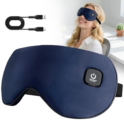 Cordless Heated Eye Mask for Dry Eyes, MK-YZ1 - Blue