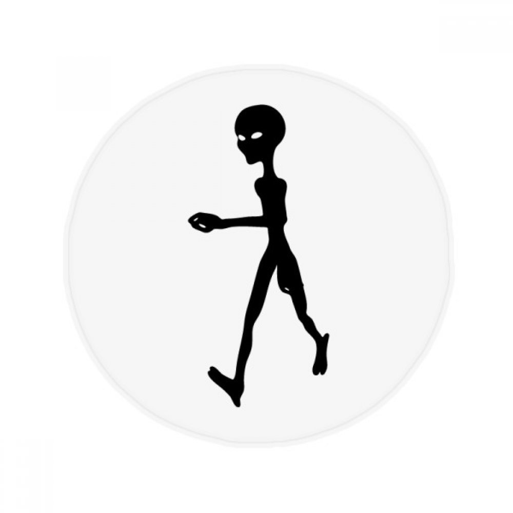 Tapis alien espace et univers, le cadeau de décoration rond et original