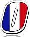 Biomar Labs® 1 x PVC Autocollant Drapeau National France Le Français Sticker Départ Numéro 0 Course Racing Auto Motocross Motorsport Tuning N 240