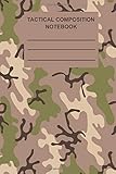 Tactical Composition Notebook: OCP Camouflage Pattern Journal Lined College Ruled Note Book