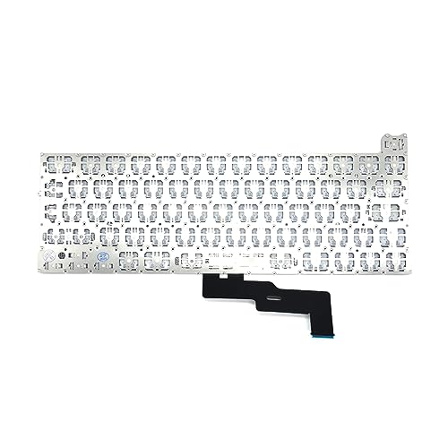 Pardarsey Zapasowe podświetlenie tła hiszpańskiego ESPAÑOL Teclado kompatybilne z MacBook Pro 13" A2338 2020 2022 rok klawiatura + śruby + śrubokręt
