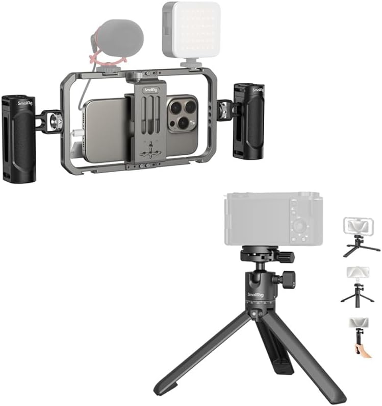 SMALLRIG RT190 Stativ Studio Light Support - 42-190cm Höhe 4kg Traglast