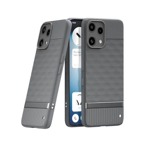 Image of Shockproof Case Compatible with Nothing Phone (3a) Lite 5G | Full Camera Protection | TPU Flexible Back Cover for Nothing Phone (3a) Lite 5G (Graphite Grey)