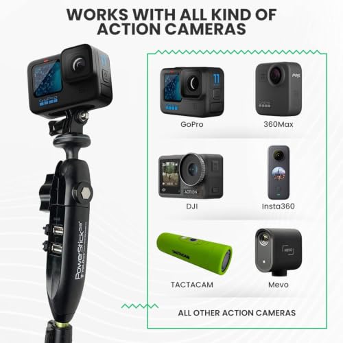 YOLOtek aquastickpower GoPro Mount para barcos y vídeos de pesca sin agotar la batería 3