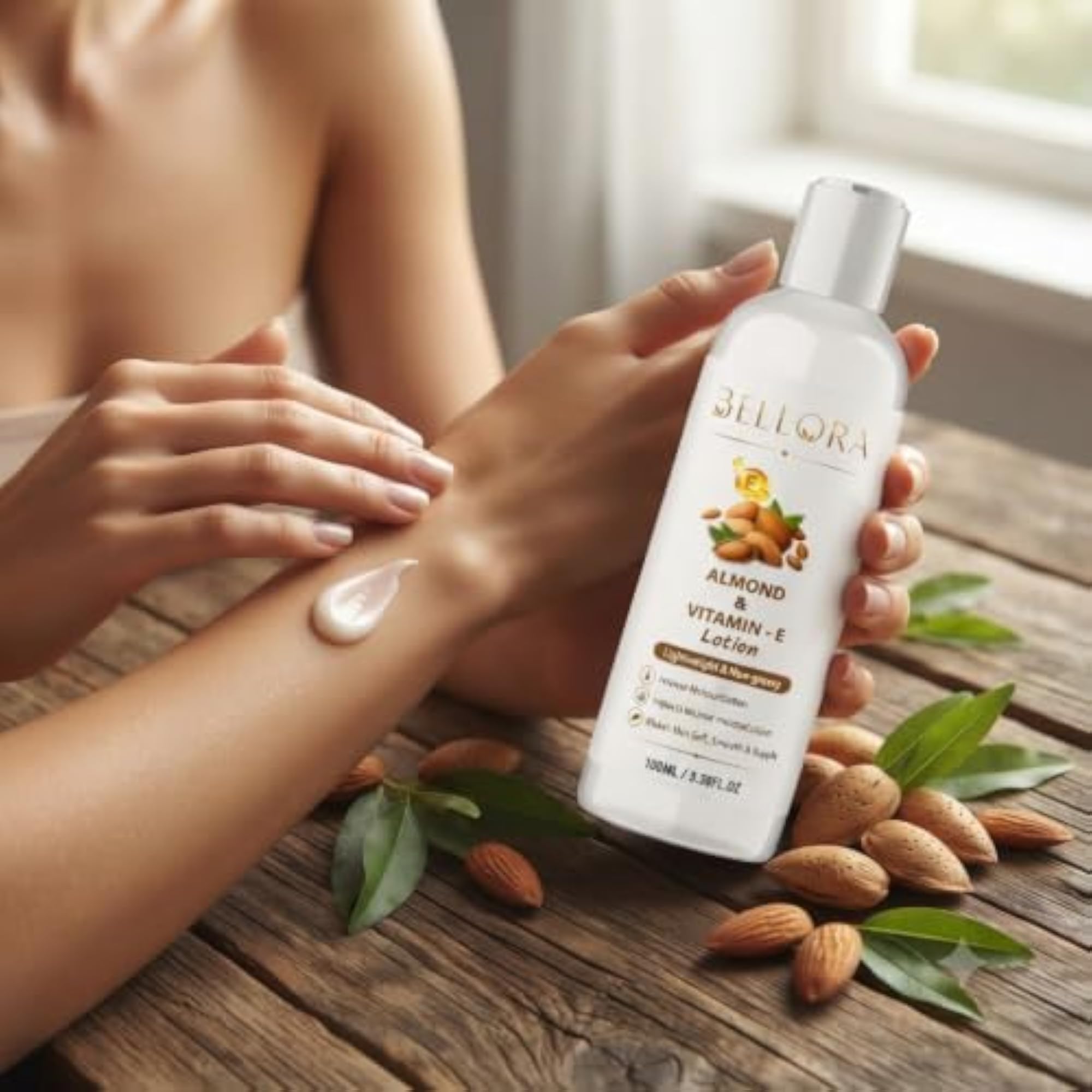 Almond & Vitamin E Body Lotion for Deep Nourishment