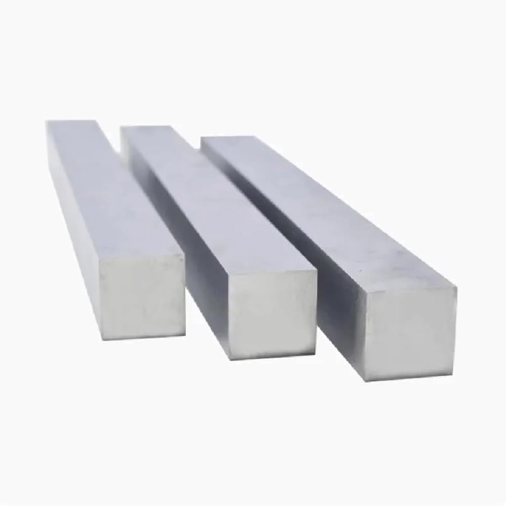 Barra piatta in acciaio inox, 304, per modellini di aeroplani ed elicotteri, lunghezza 100 mm, sezione trasversale quadrata