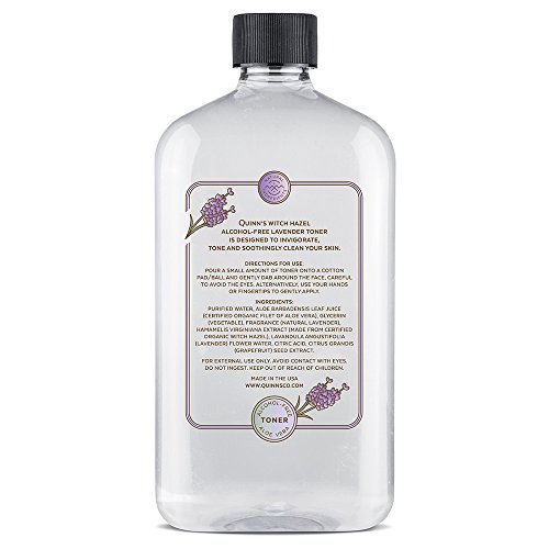 Quinn’s Alcohol Free Witch Hazel With Aloe Vera 16 Ounce (Lavender) #TOP5