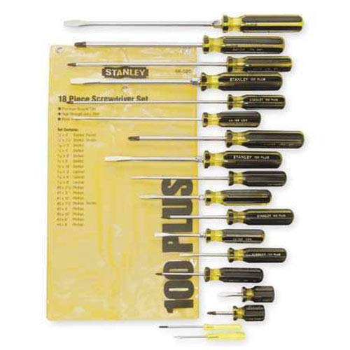 18 PIECE 100 PLUS COMBINATION SCREWDRIVER SET