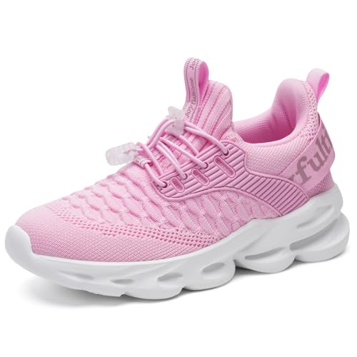 HSQ Boys Girls Tennis Shoes Breathable Girls Gym Shoes...