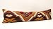 Kilimwarehouse King Size Kilim Pillow Cover 12x47 inch Handmade Lumbar Oriental Kilim Pillow Bedding Oblong Cushion Cover Huge Twin Extra Long Pillow