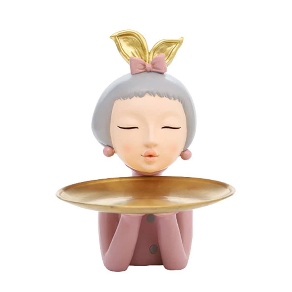 Kalttoy Sophisticated Storage Tray 4 Colors for Creative Shape for Home Dormitory Desktop Ornament Popularity Improvement Desktop Ornament for Adults Bedroom Living Room